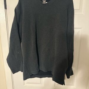 Banana Republic Charcoal Knit Pullover